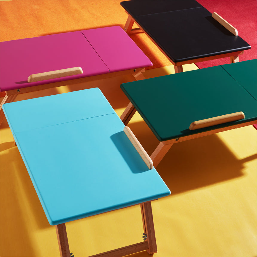BLACK - Colored Multifunctional Desk - Easy Work