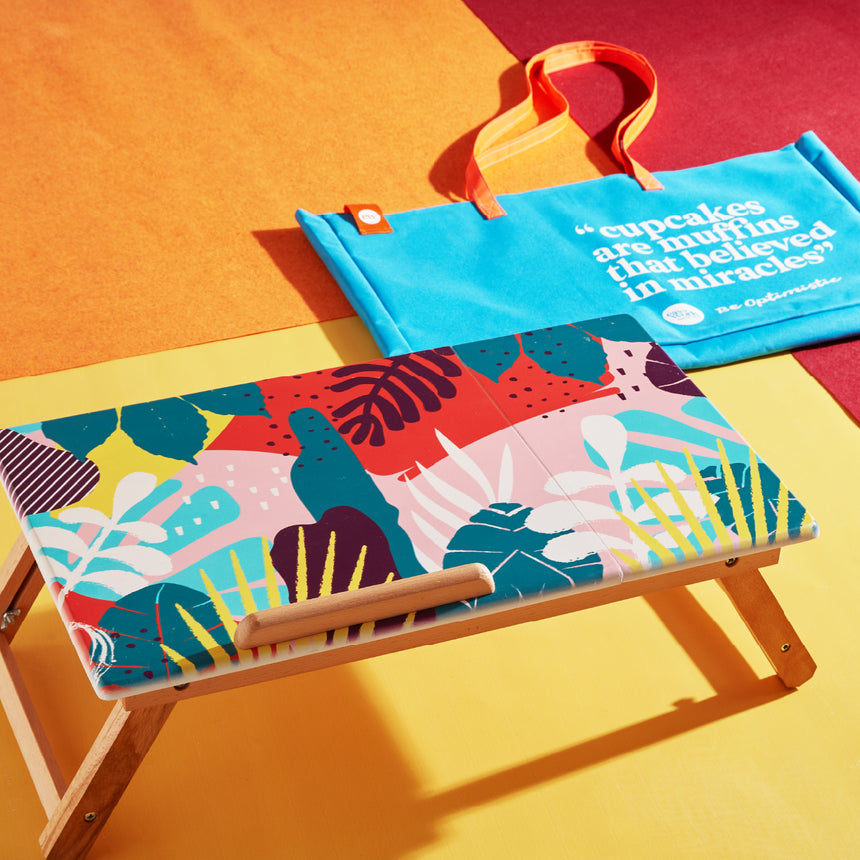 Tropical - Pattern Multifunctional Desk - Easy Work