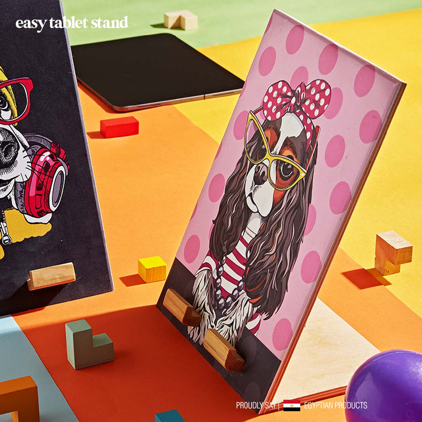 Lady Pup - Kids Multipurpose Tablet Stand - Easy Work